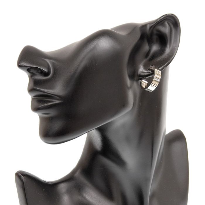 ひ*★様 Cartier Au750 フープ　ピアス ミニラブ　片耳 楽天市場】カルティエ ピアス レディース ラブ フープ ピアス