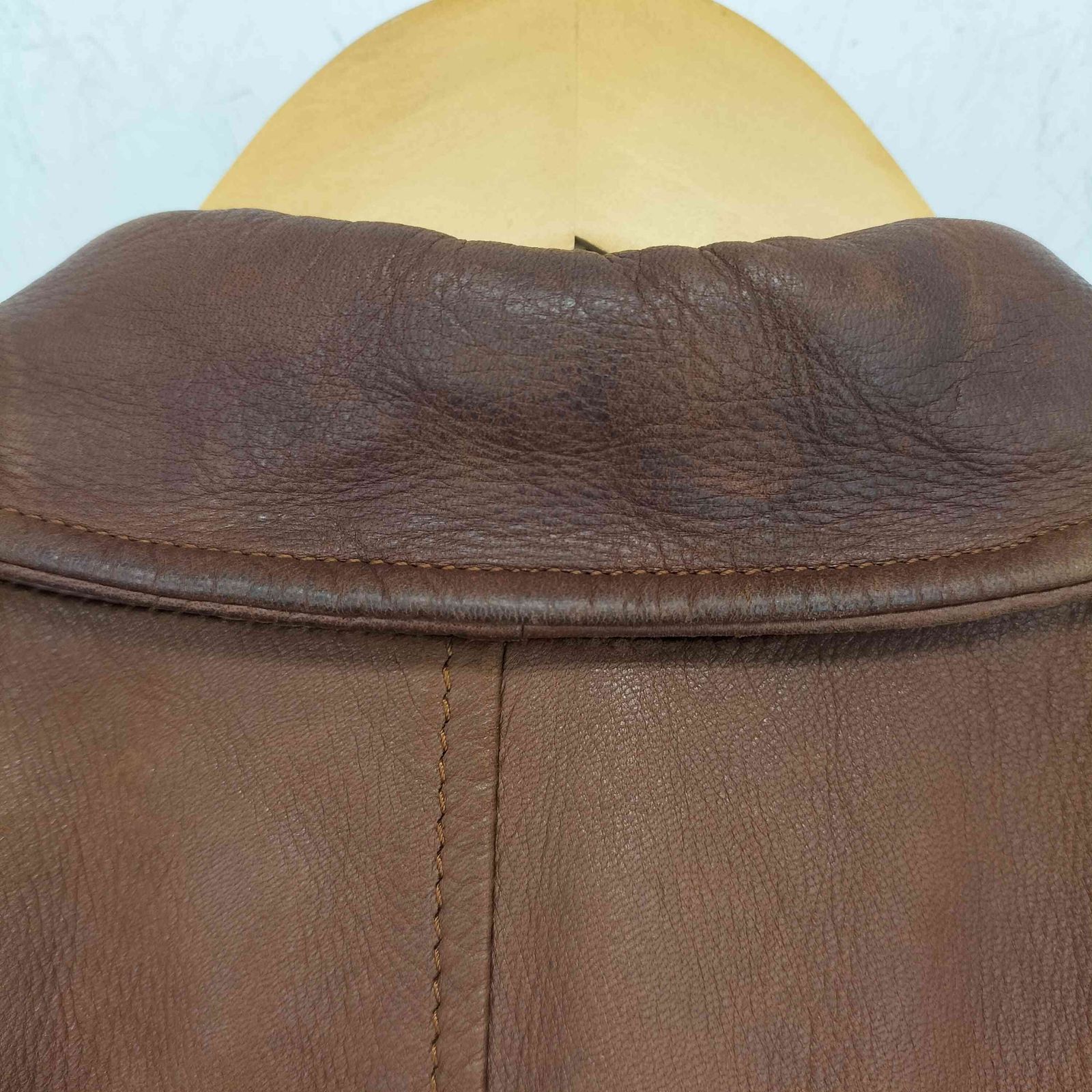 LABEL イタリア製レザートレンチコート