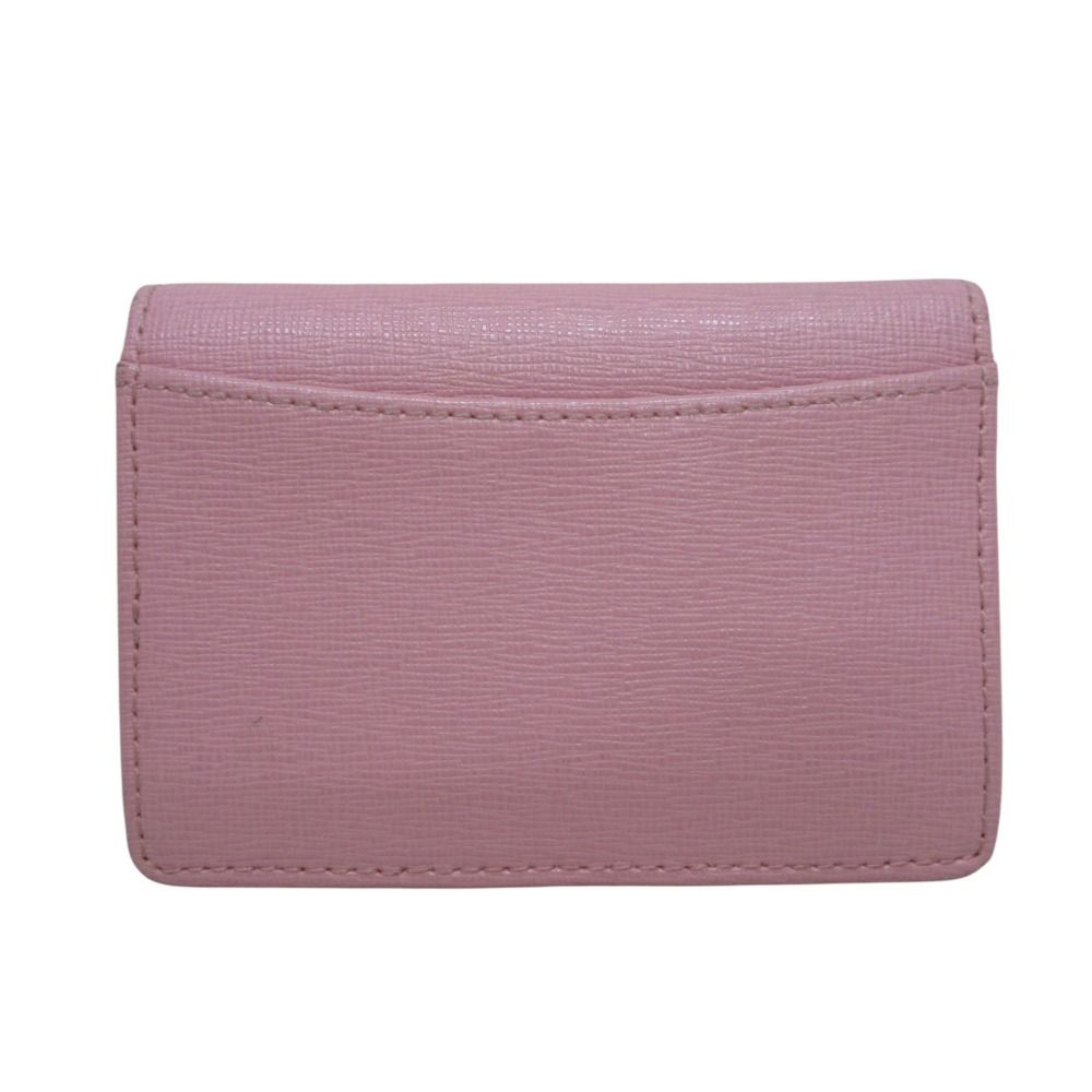 [未使用品] FURLA 名刺入れ ピンク FURLA - 美品 FURLA フルラ レザー 名刺入れ カードケース