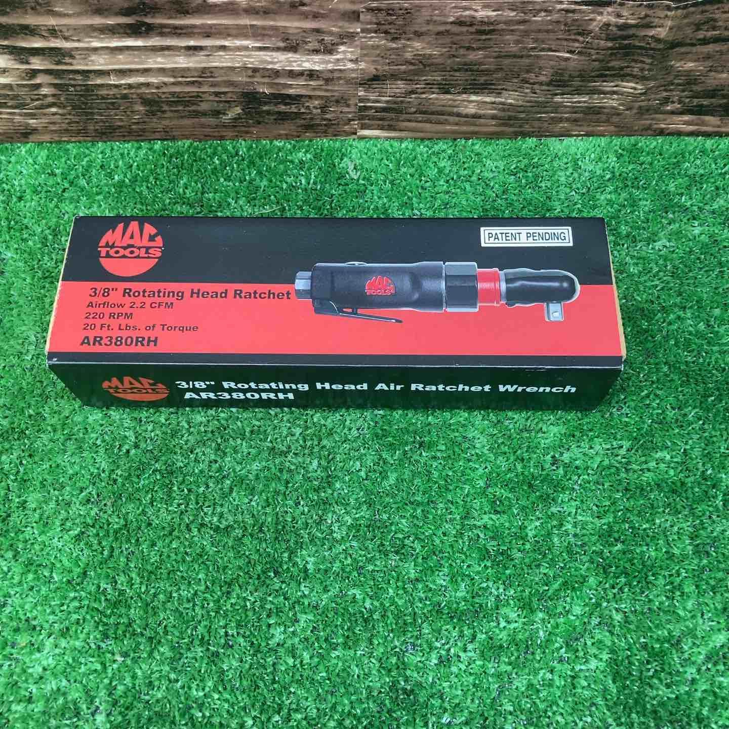 18go ♥展示品 MAC TOOLS マックツールズ 3|8 ドライブ ロータリーヘッド エアラチェット | AR380RH 川越店