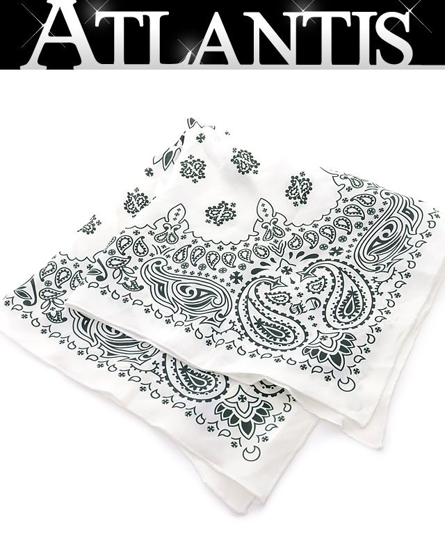 クロムハーツ ペイズリー バンダナ シルクスカーフ CHROME HEARTS 銀座店 クロムハーツ ペイズリー バンダナ シルク