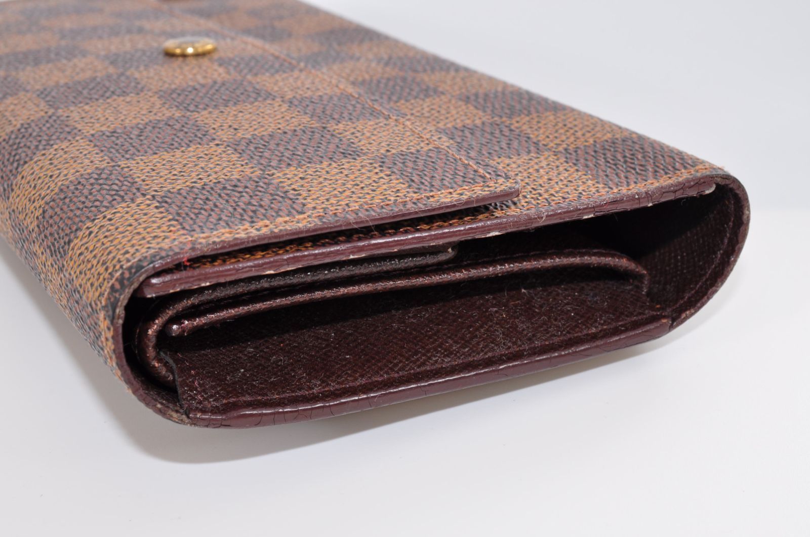 LOUIS VUITTON ルイヴィトン 長財布 ダミエ エベヌ ポルトトレゾール