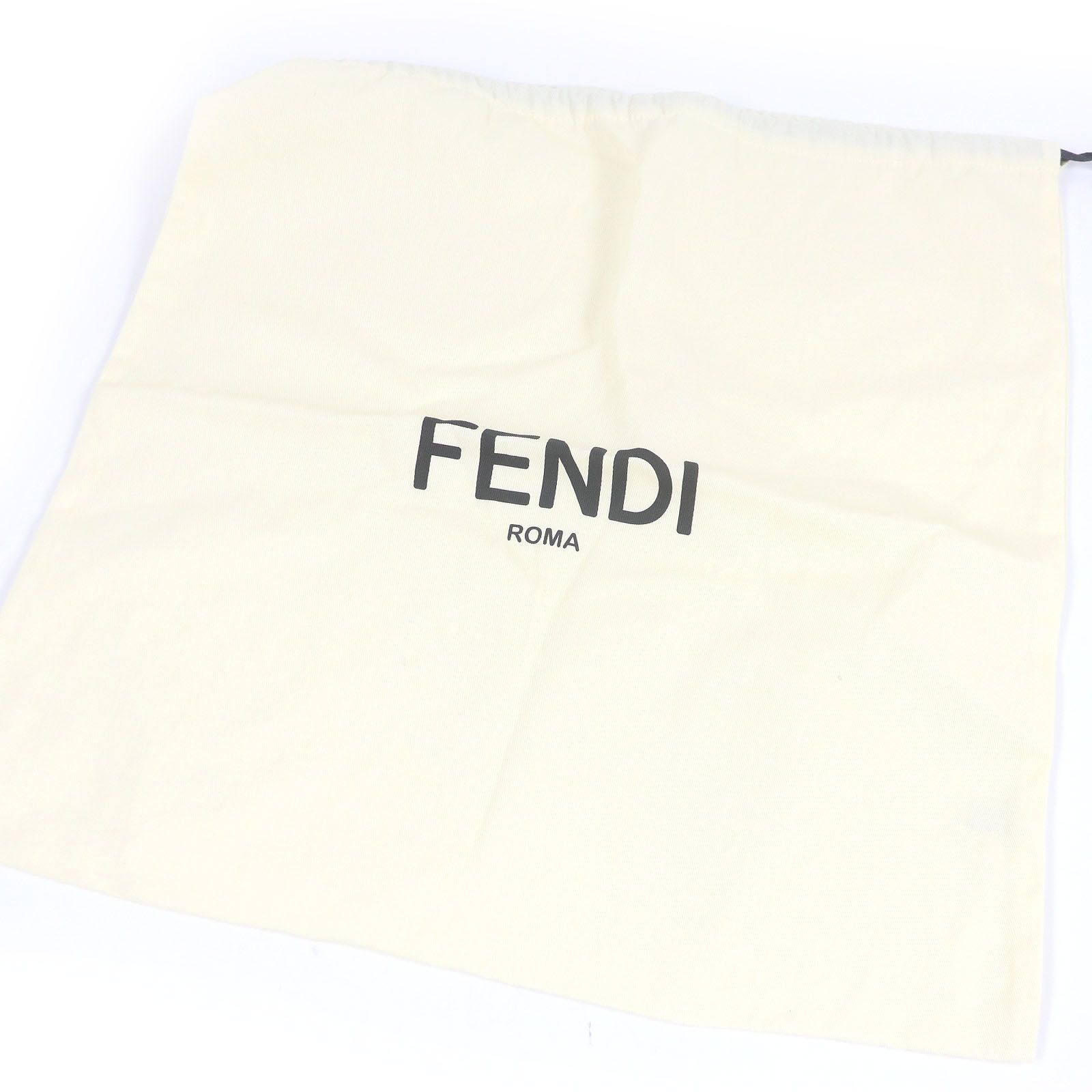 極美品□FENDI フェンディ FY1203 ロゴワッペン エンブロイダリー プル  