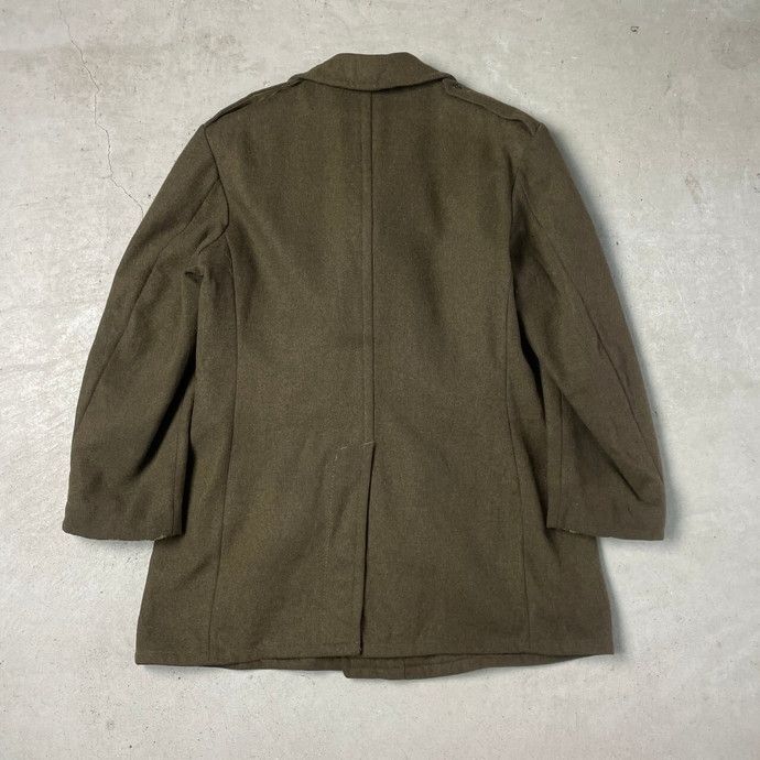フランス軍 メルトンウール Pコート ヴィンテージ L～XL相当 50年代 フランス軍 ウールPコート ハーフコート メンズXL相当