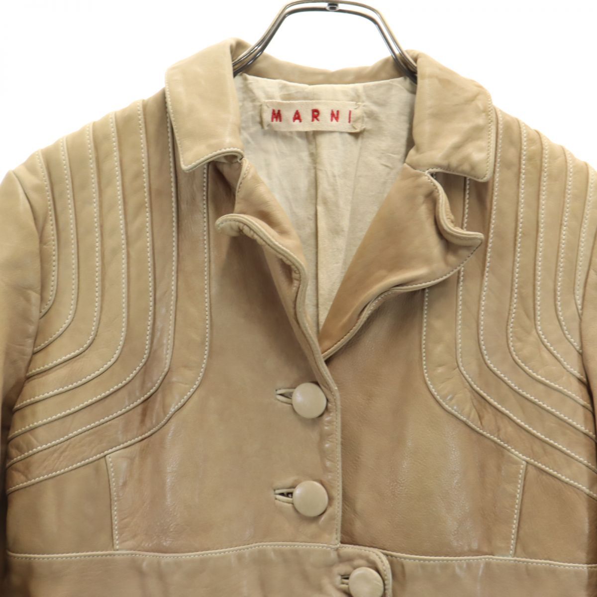 MARNIマルニレザーコート 楽天市場】marni コート レザーの通販 MARNI