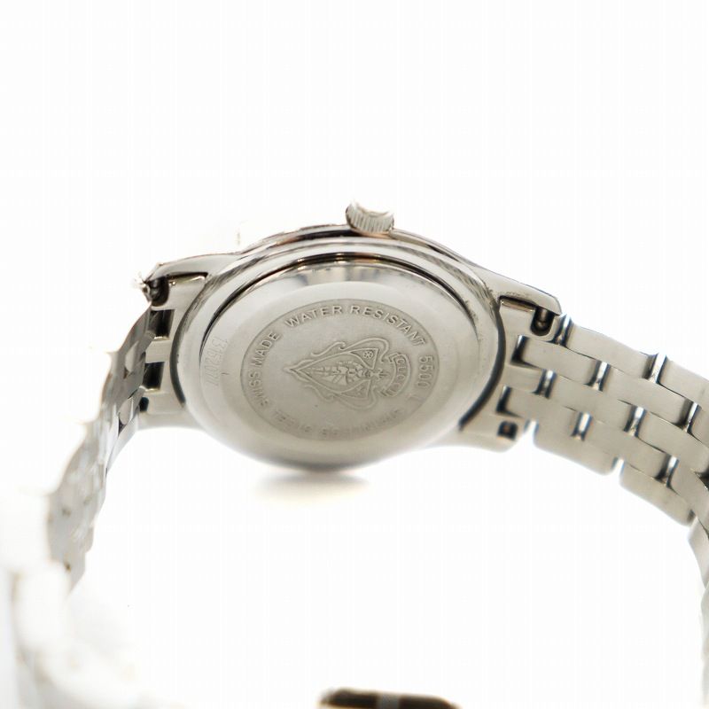 グッチ 5500L 腕時計 ウォッチ クォーツ シルバー色 YA055524