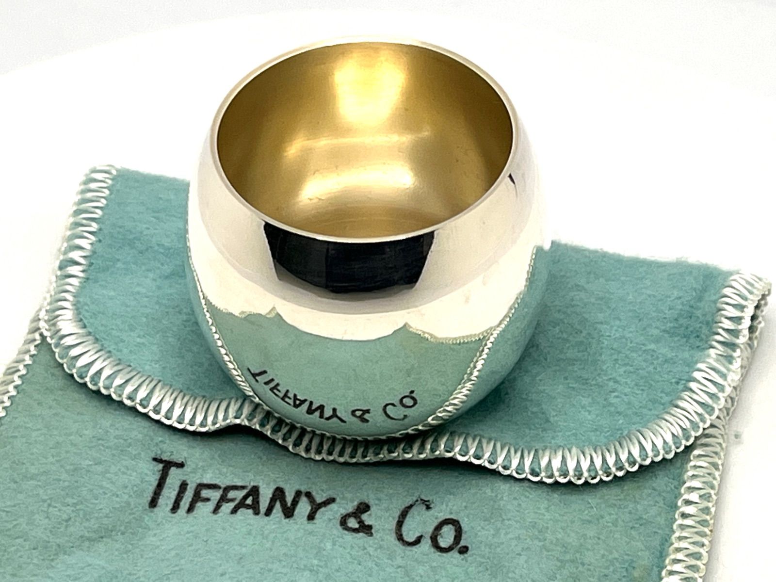 Tiffany-Co. 超 ティファニー メーカーズ MAKERS ミニカップ 盃 おちょこ お猪口 りん 鈴 リン アンティーク ヴィンテージ ビンテージ シルバー 925