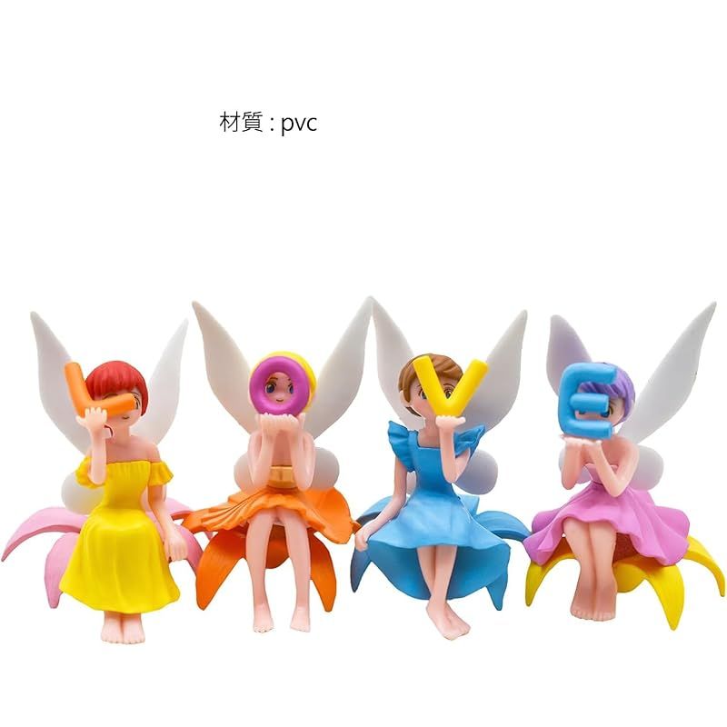 新品】 Pinenjoy ミニチュア 花妖精 フィギュア 女の子の置物 ミニ
