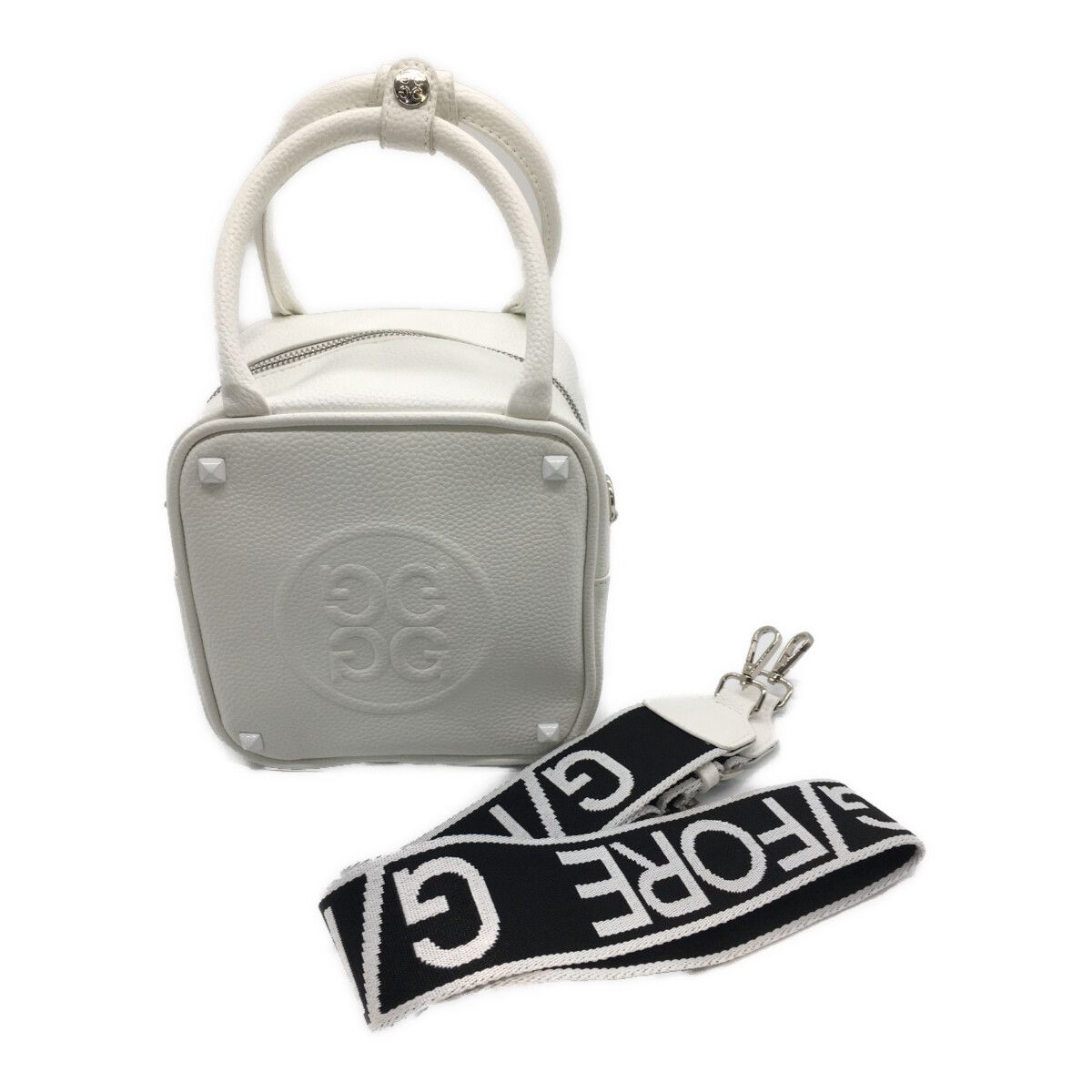 ジーフォア G/FORE カートバッグ 白 ホワイト 美品 ショルダー ジーフォア G/FORE カートバッグ 白 ホワイト 美品 ショルダー