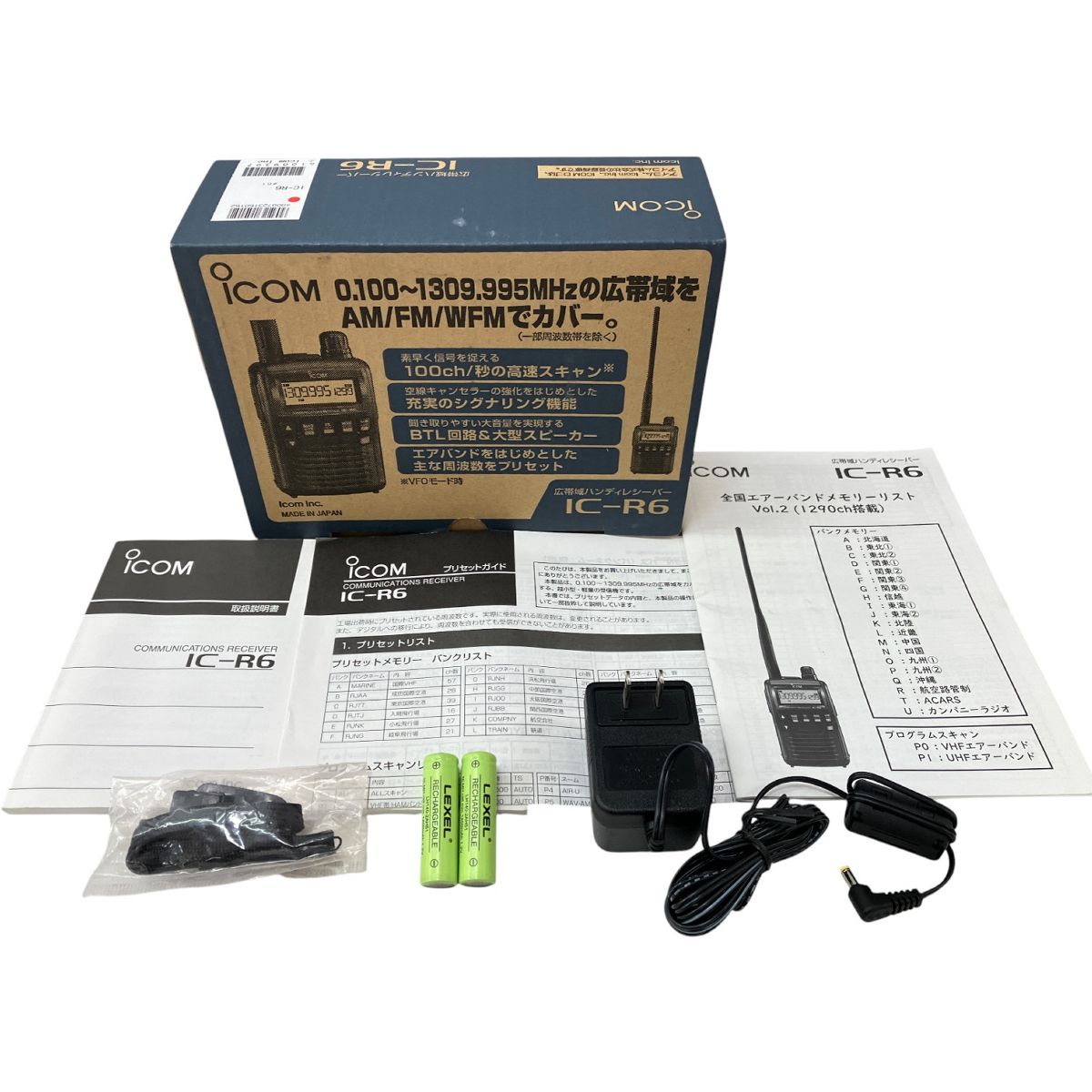 新品未使用 ICOM アイコム 広帯域ハンディレシーバー IC-R6 Amazon | アイコム 広帯域ハンディレシーバー IC-R6 受信拡張