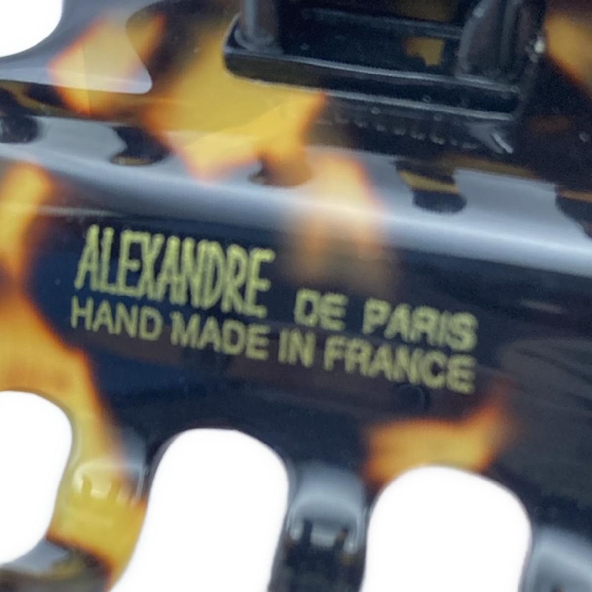 ALEXANDRE DE PARIS アレクサンドルドゥパリ べっ甲 クリップ ALEXANDRE DE PARIS 【並行輸入品】アレクサンドルドゥパリ ヘア