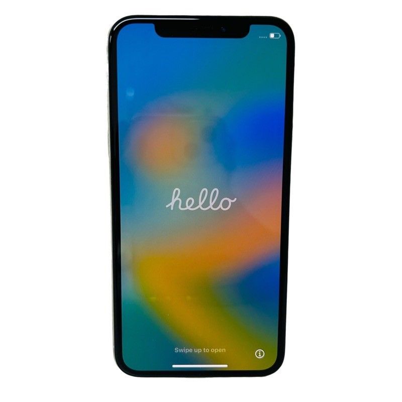 SIMフリー Apple iPhone X 64GB MQAY2J/A docomo 判定 シルバー スマホ バッテリー82% 液晶傷あり 本体のみ 【中古】 42502R6