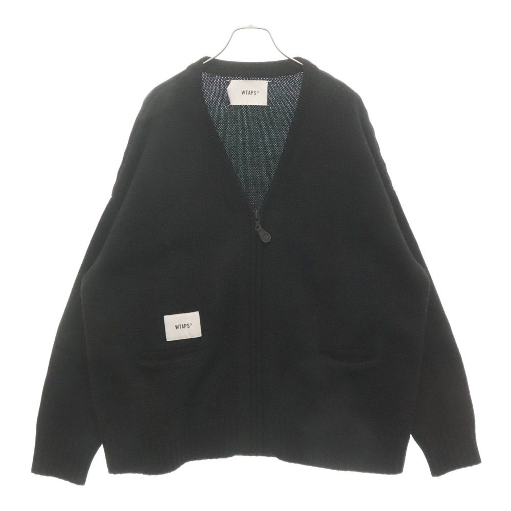 トップス WTAPS 212MADT-KNM01 PALMER SIZE:XL WTAPS (ダブルタップス) 21AW PALMER SWEATER POLY ジップカーディガン