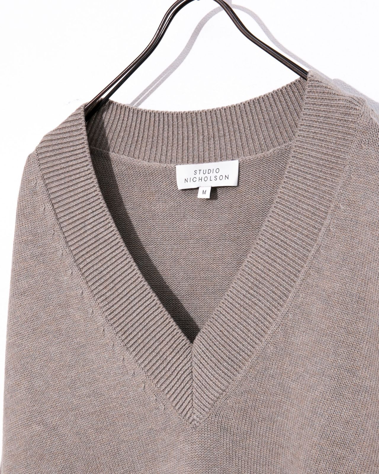 Studio Nicholson スタジオ・ニコルソン COTTON KNITWARE V NECK 