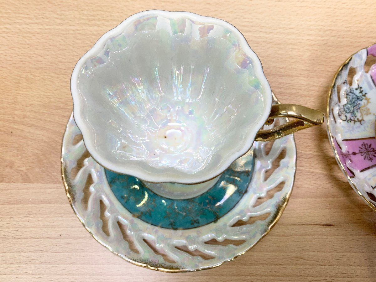大橋陶器OHASHI カップ\u0026ソーサー2客セット Golden Fantasy 大橋陶器
