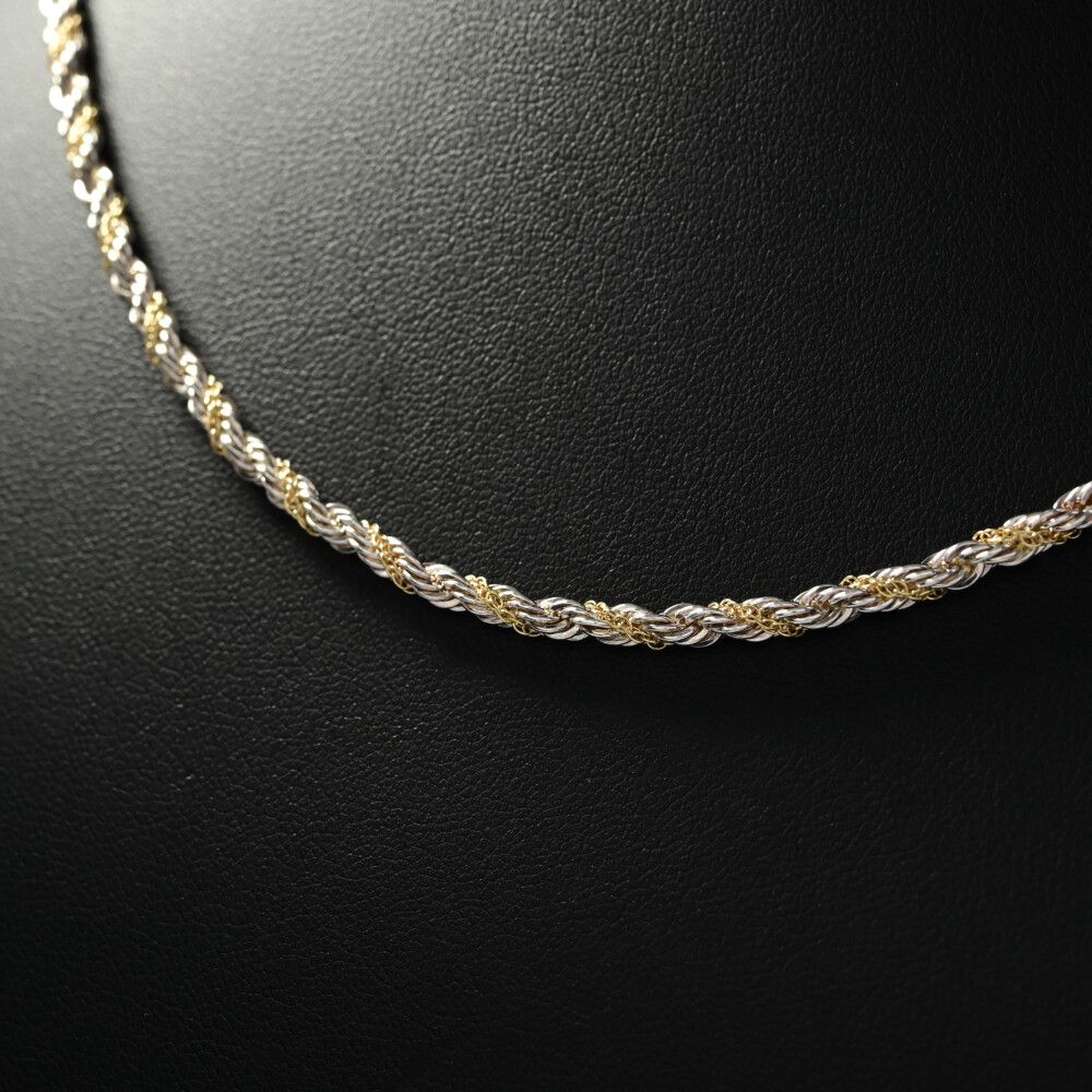 TIFFANY ＆ Co. ティファニー パイプロープチェーンネックレス
