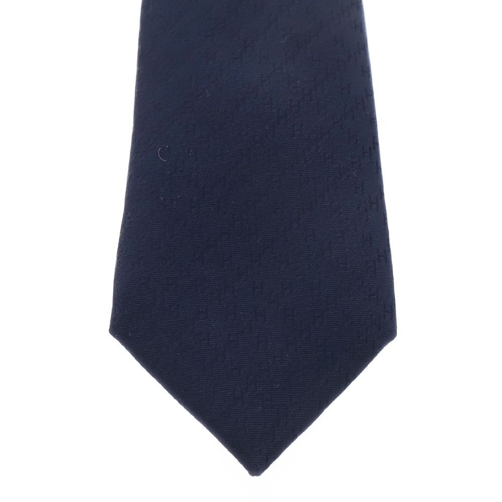 HERMES (エルメス) SILK LOGO NECKTIE ファソネH シルクロゴネクタイ