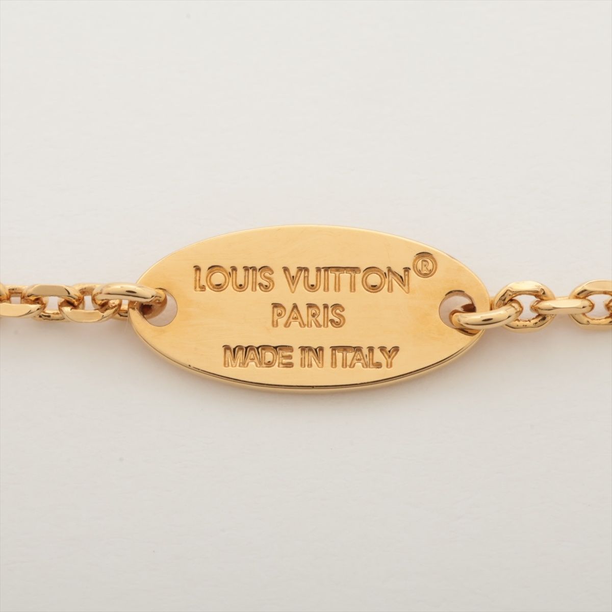 Louis Vuitton ベビールイ M01614 ゴールドネックレス
