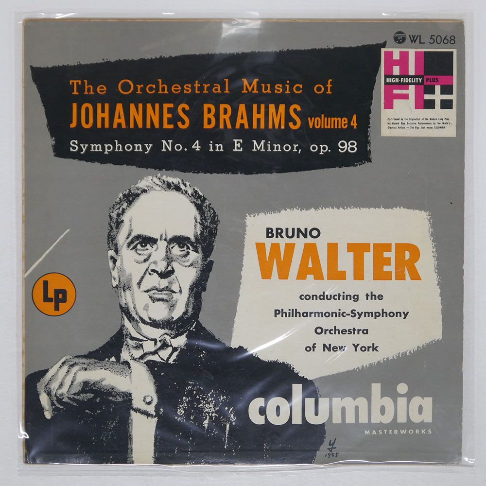 US盤 BRUNO WALTER CONDAUCTING THE PHILHARMONIC-SYMPHONY
