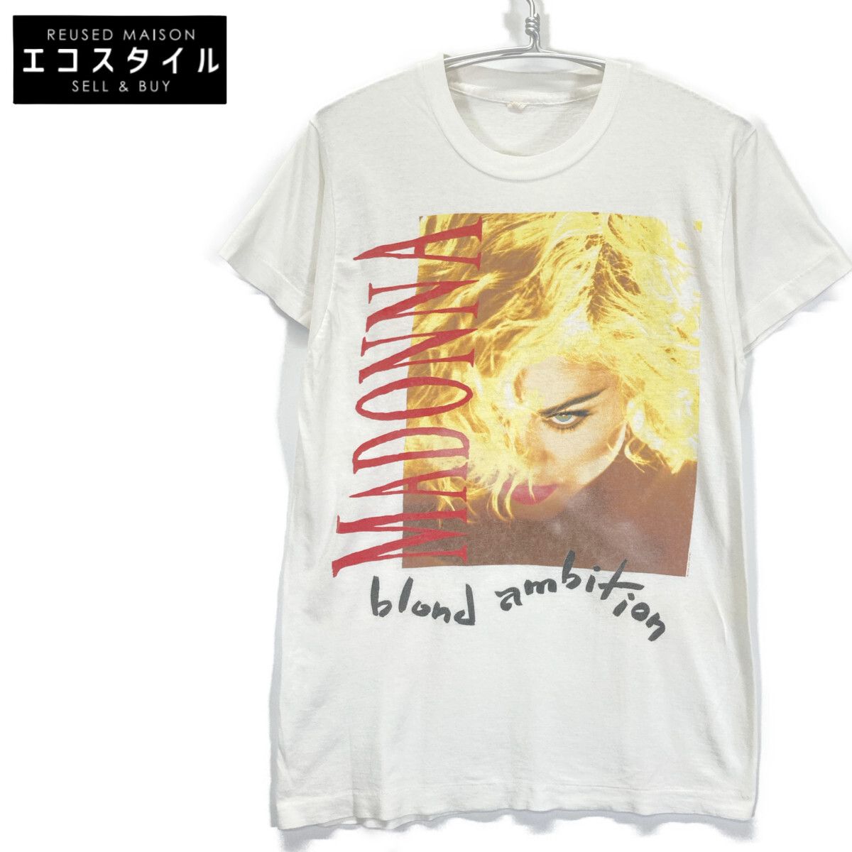 90 S ﾎﾜｲﾄ madonna blond ambition tour Tｼｬﾂ 表記不明