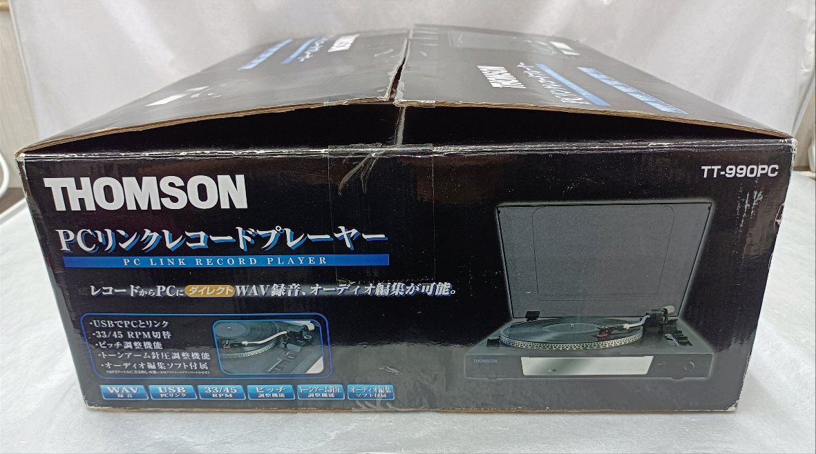 未使用品 THOMSON PCリンクレコードプレーヤー TT−990PC - メルカリ