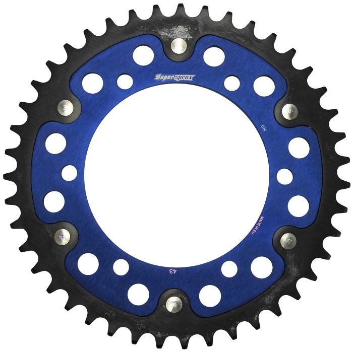 3営業日で発送 スーパースプロックス Supersprox SPX REAR STEALTH 498-43T BLU