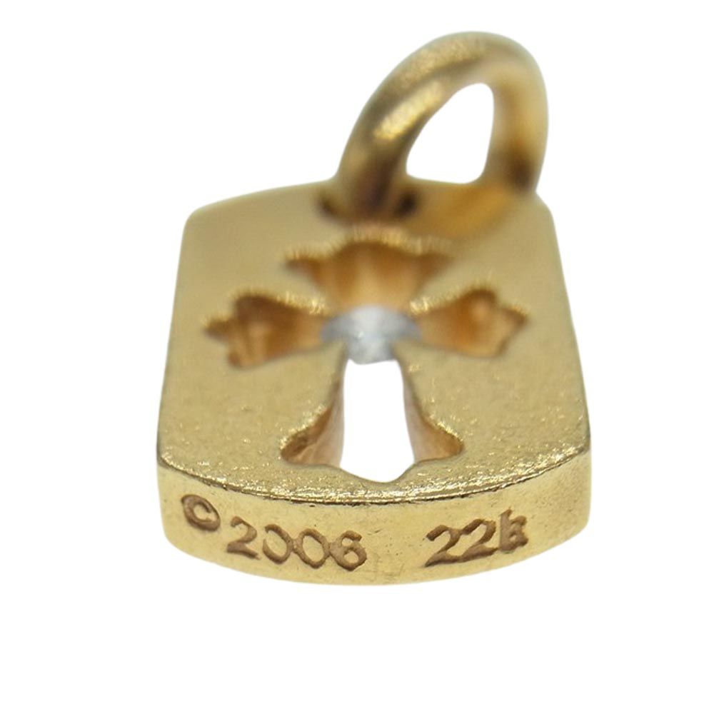 CHROME HEARTS クロムハーツ（原本無） ペンダントトップ 22K DT TNY