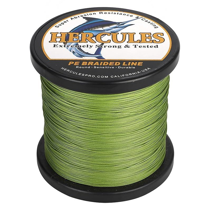 ヘラクレス HERCULES PEライン 釣り糸 8本編み 釣りライン 15色 コシが強い 遠投 pe X8 ライン 高強度 高感度 釣糸 耐久性 汎用性 伸びない 釣り フィッシングライン 8本撚り 釣糸peライン アーミーグリーン 1号 1000M 6