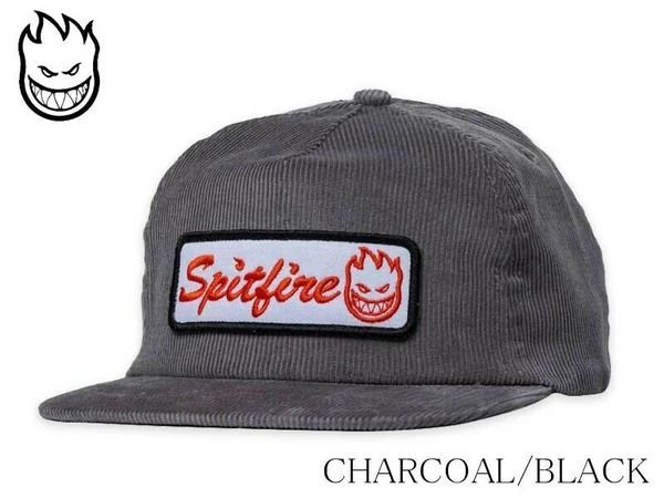 数量 人気 SPITFIRE スピットファイアー COURIER PATCH SNAPBACK キャップ CHARCOAL|BK 22228