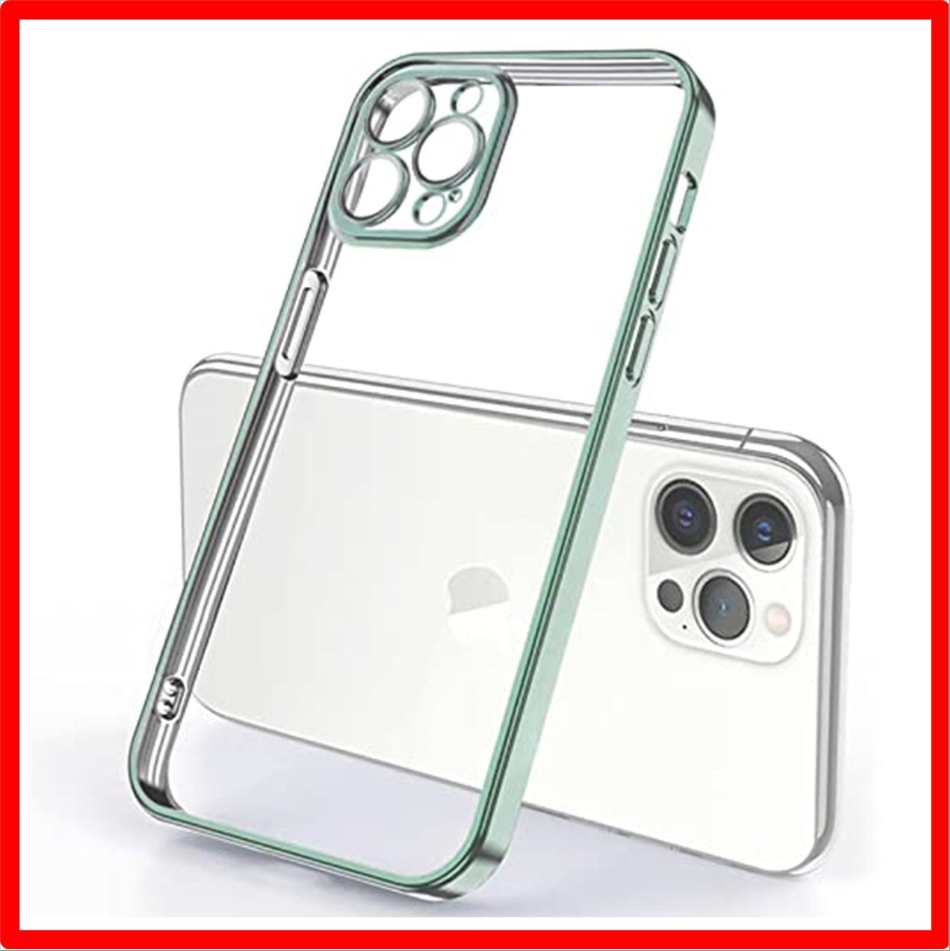 【匿名配送】 iPhone 11pro用_アップルグリーン Tecxin iphone 11 pro ケース iphone11pro透明シリコンソフトカバー11