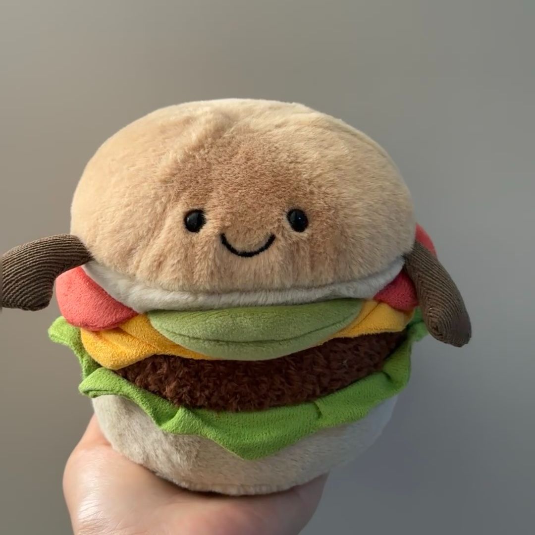 ハンバーガー jellycat ジェリーキャット ぬいぐるみ - メルカリ