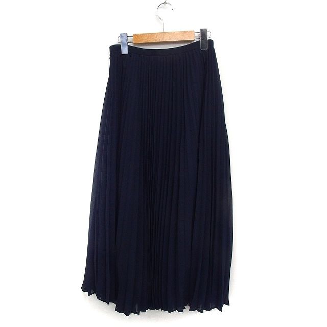 美品 LE CIEL BLEU ルシェルブルー プリーツスカート ロングスカート LE CIEL BLEU - LE CIEL BLEU｜Pleated Overlay Skirtの通販 by