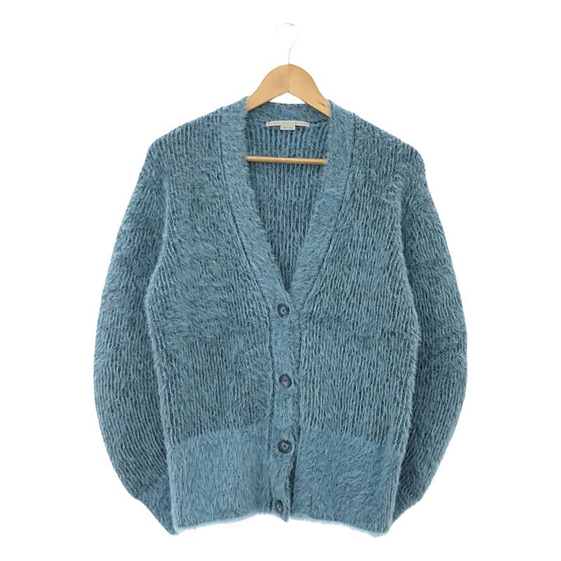 Stella McCartney - 【美品】  STELLA McCARTNEY / ステラマッカートニー | 2023AW | Vネック シャギー カーディガン | S | ライトブルー/ブラック | レディース 美品】 STELLA McCARTNEY / ステラマッカートニー | 2023AW | V
