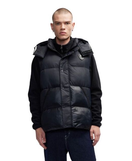 送料無料 パジャール メンズ ベスト トップス Men’s Channel Quilted Puffer Vest Black