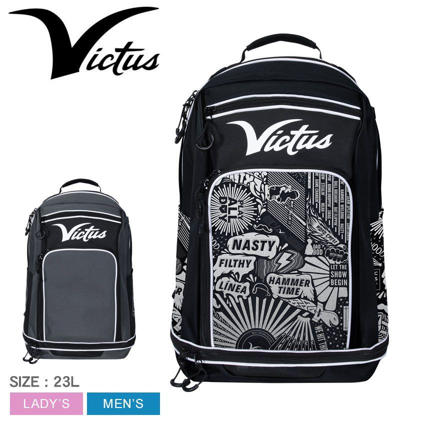 ヴィクタス バックパック VBDNABP レディース メンズ DNA BAT PACK VICTUS カラー:02.ブラック×ノックス 品番：6469-0001