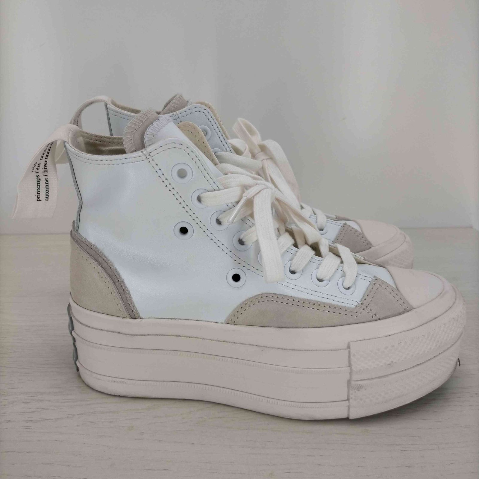 コンバース CONVERSE CHUCK TAYLOR LEATHER PLTS ROKH HI レディース 