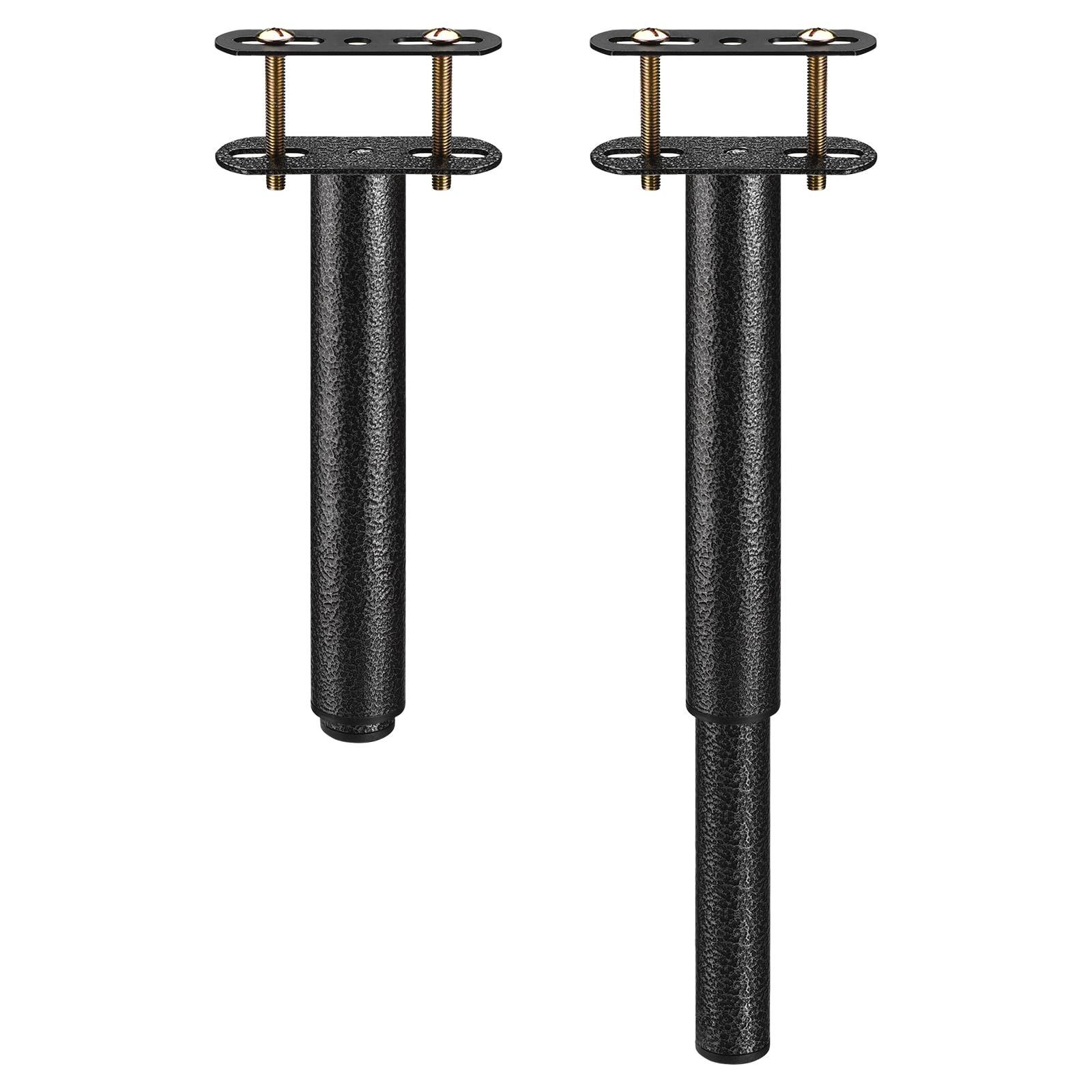 【在庫処分】250mm-420mm キャビネット用 ソファ 交換用 2セット入り 調整可能な高さ ベッドセンタースラットサポートレッグ レーム脚 ベッドフ uxcell