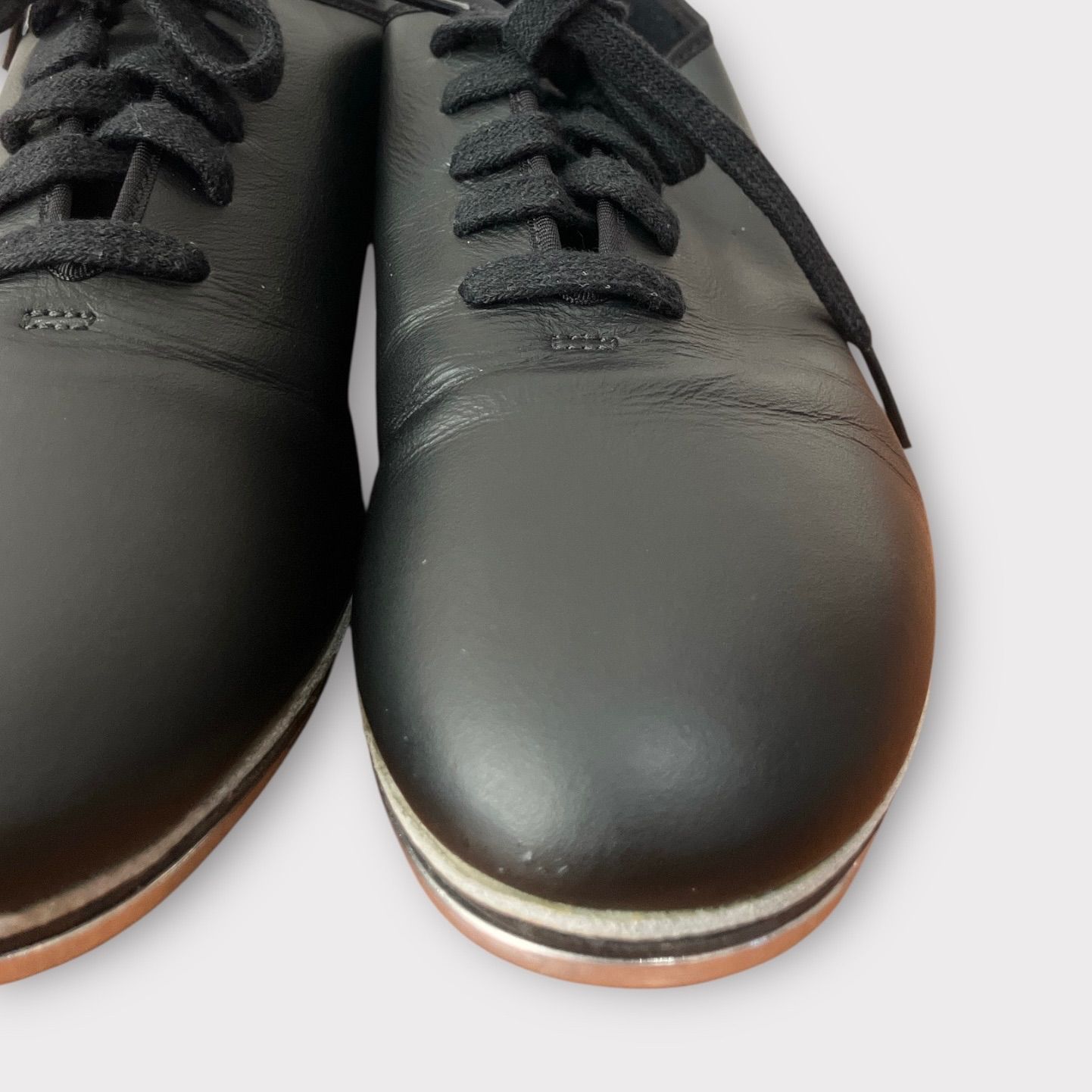 カペジオ タップシューズ レザー 極美品 CG355 6 1/2 ブラック Capezio カペジオ タップシューズ レザー 極美品 CG355 6 1/2 M 24.5cm