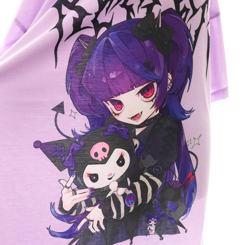レフレム REFLEM ×クロミ BIG Tシャツ 半袖 F 紫 パープル /SS