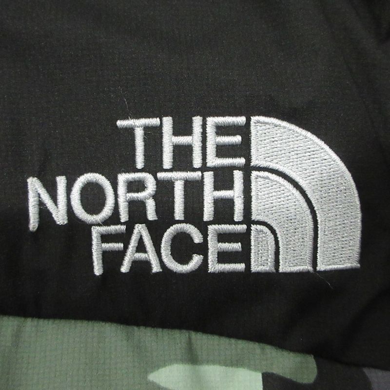三重本店 THE NORTH FACE ザ ノースフェイス NOVELTY BALTRO LIGHT JACKET GORE-TEX総柄ロゴ刺繍ダウンジャケット ND91951 ローレルリースグリーンカモ 迷彩 マルチ サイズ M 92 KANDAIZUMI_COM