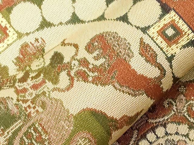 全通柄 九寸名古屋帯