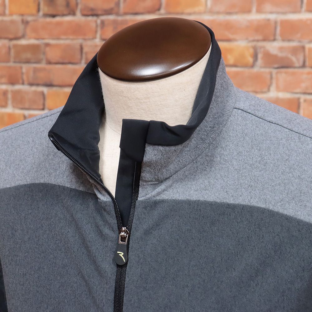 秋冬 CHERVO 48サイズ ミドラー PARQUET 裏起毛ジャージー 快適 保温 ダブルジップ ゴルフ ダークグレー md127a