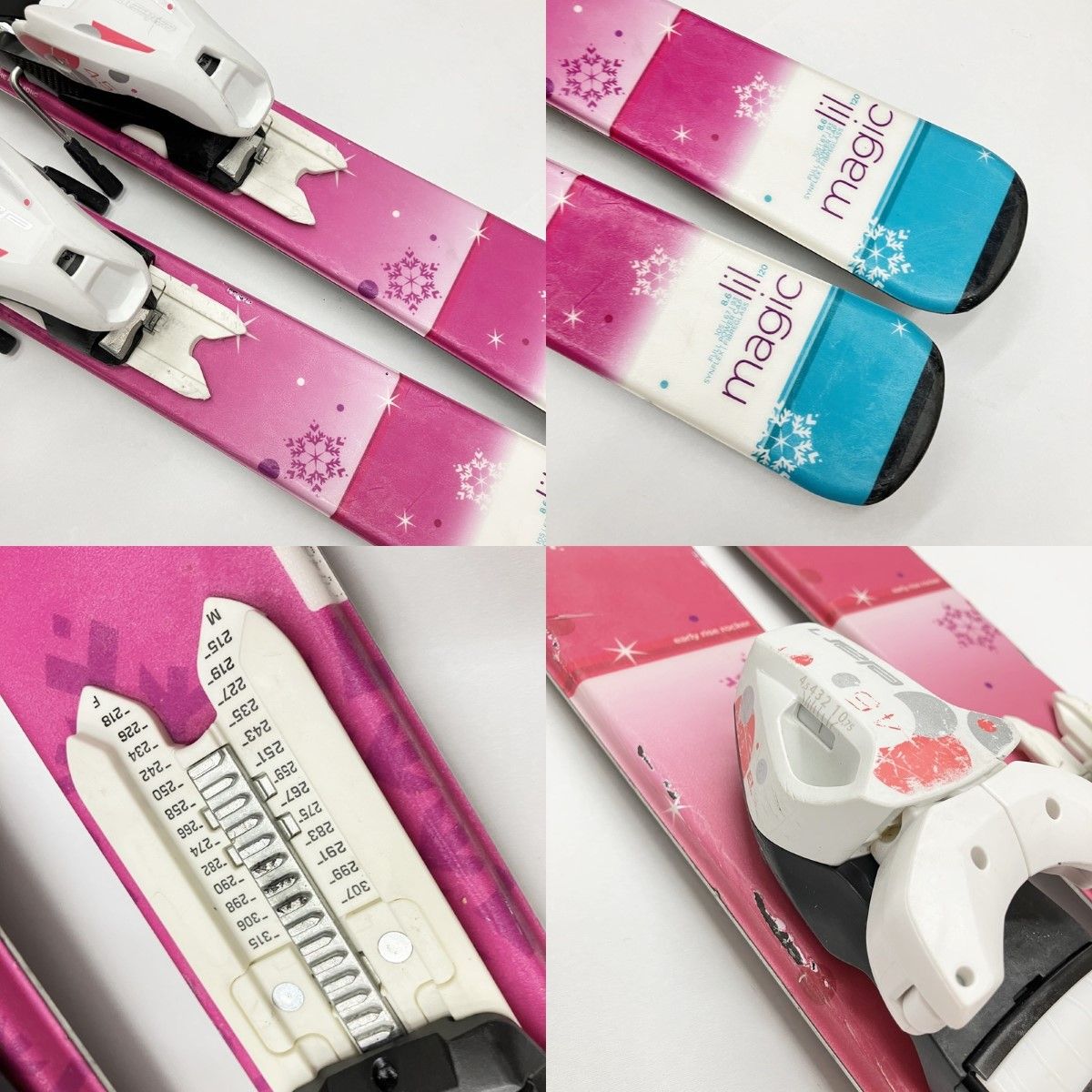 〇〇elan エラン lil magic スキー Jrスキー 120cm スキー板 現状渡し