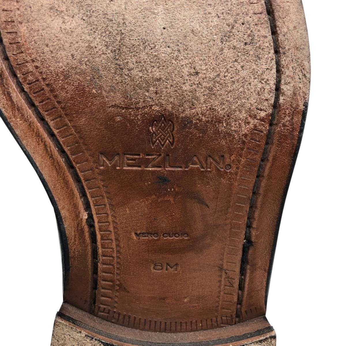  古着 MEZLAN Uチップシューズ 8 M メンズ26 0 cm相当 saa 014058 デッキシューズ 靴