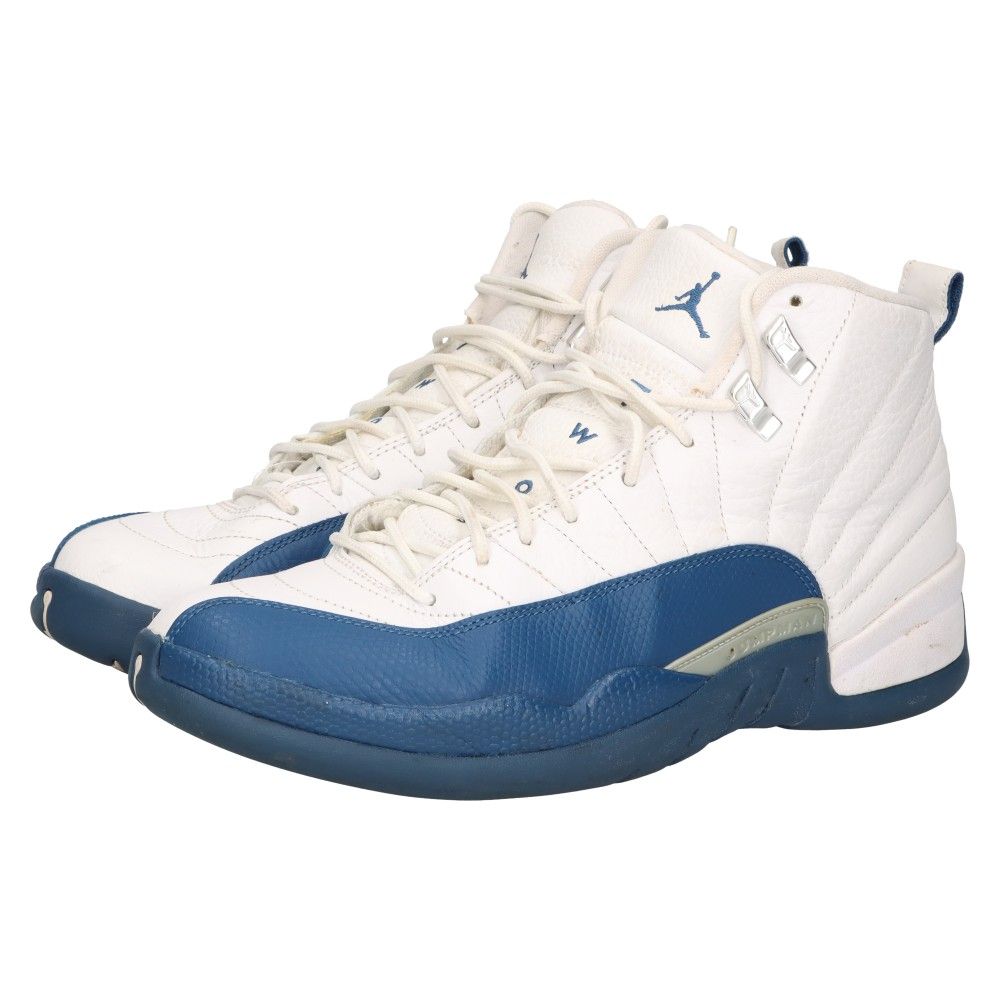 NIKE (ナイキ) AIR JORDAN12 RETRO French Blue エアジョーダン12 レトロ フレンチブルー ハイカットスニーカー  ホワイト/ブルー US9/27cm 130690-113 - メルカリ