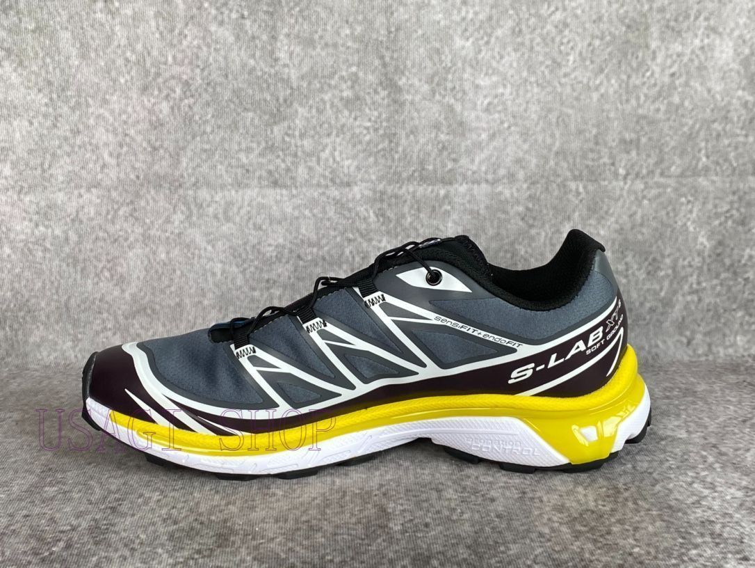 SALOMON サロモン XT-6 スニーカー ブラック イエロー