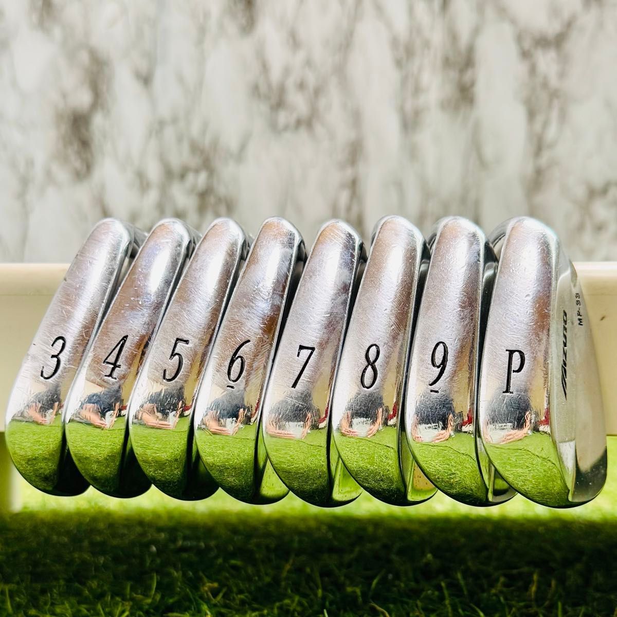 ミズノ MP-33 マッスルバック メンズアイアンセット 8本 スチール