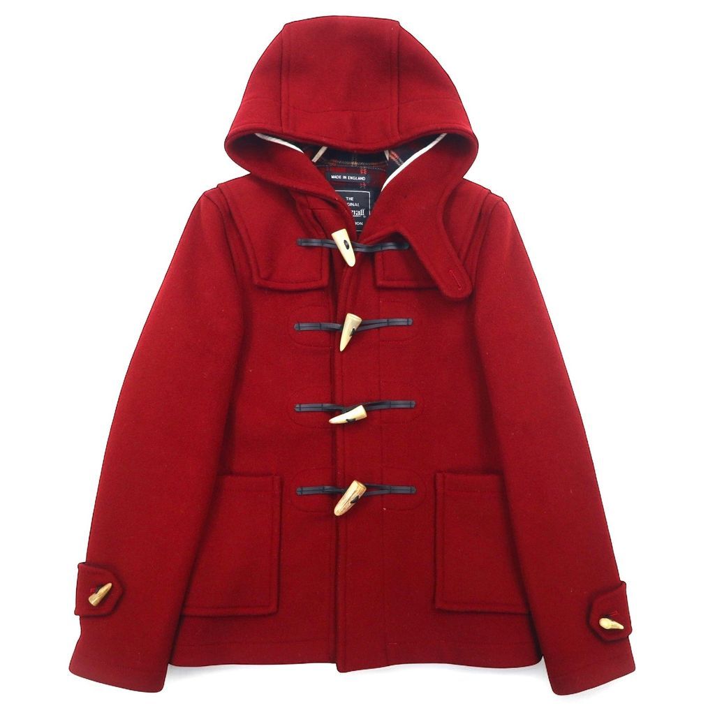 Gloverall ダッフルコート レッド ウール製 Gloverall ダッフルコート レッド ウール製 Gloverall ダッフル