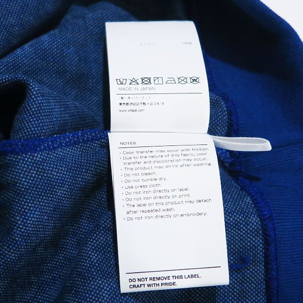 新品同様 WTAPS ダブルタップス 24SS BDY/LS/COTTON.TEXTILE.SIGN