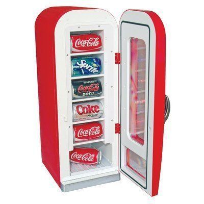 COCA-COLA コカ・コーラ レトロ調 コカコーラ 自動販売機型冷蔵庫 レトロベンディングマシーン CVF18-G 10缶収納型 Vending  Fridg[輸入品] - メルカリ